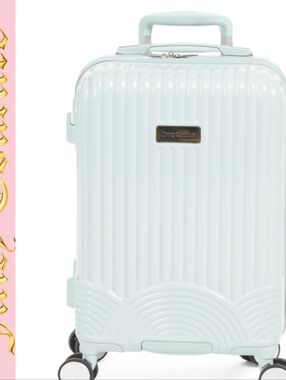 Juicy Couture 21" Willow XL Hard Side Carry-On Spinner Luggage- Mint